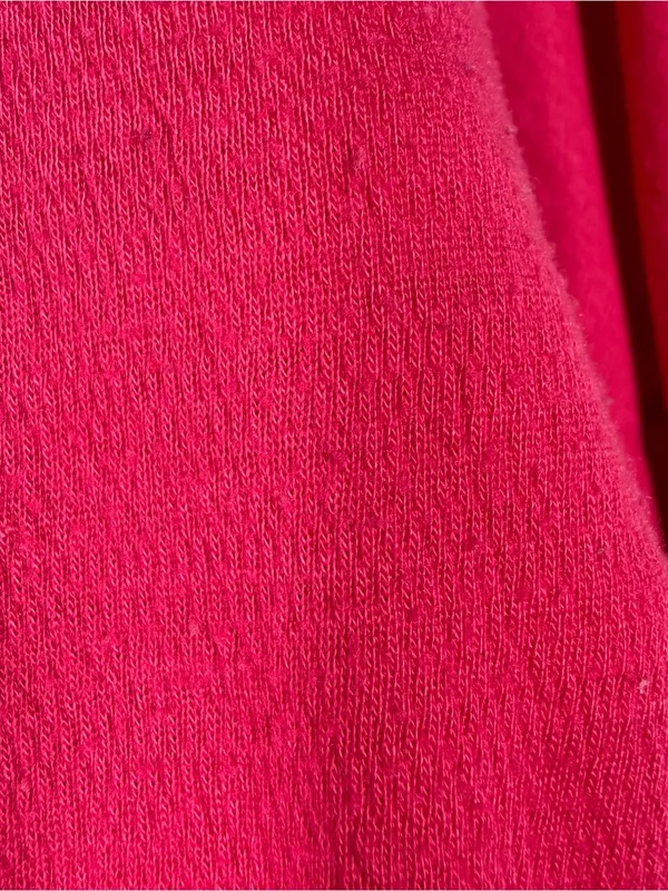 Anthropologie Bright Pink V Neck Dolman Sleeve Boxy Top - Image 6