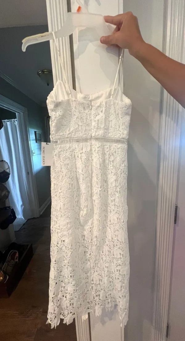 Nordstrom Midi White Dress - Image 2