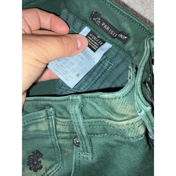 maison scotch la parisienne pants nwt 25x32 glass green - Image 6
