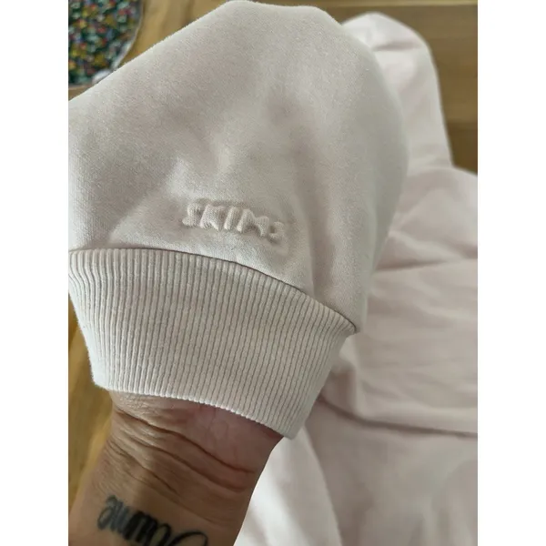 SKIMS Light Pink Hoodie Sweatshirt XL - Image 5
