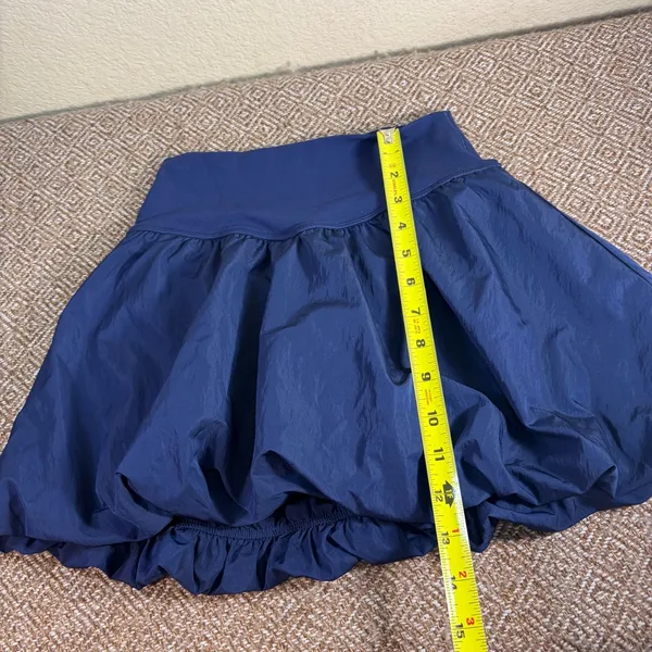 OFFLINE By Aerie Real Me Bubble Skort Royal Navy Blue Sz S Built In Shorts Comfy - Image 8