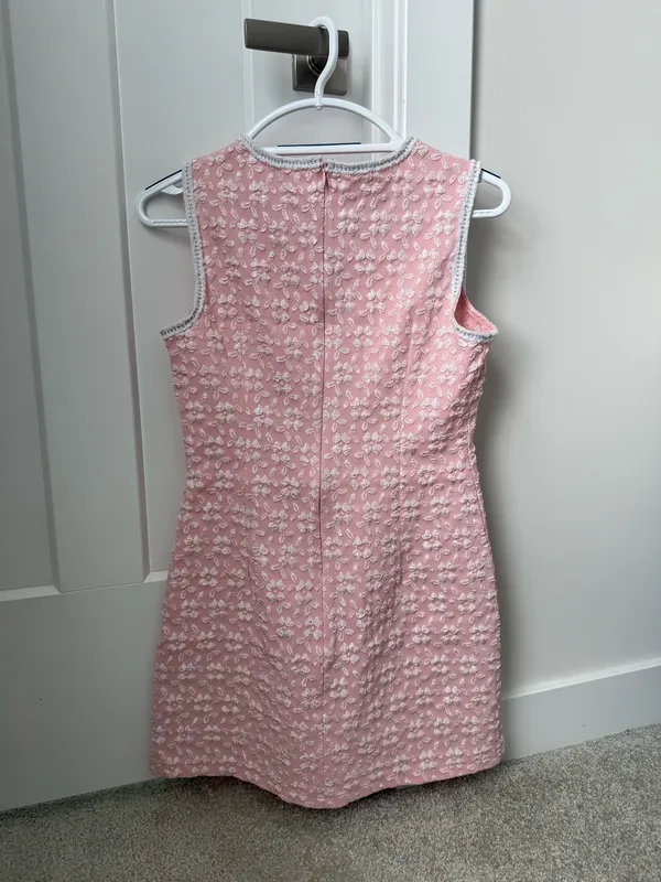 SheIn Pink and White Formal Dress - Image 2