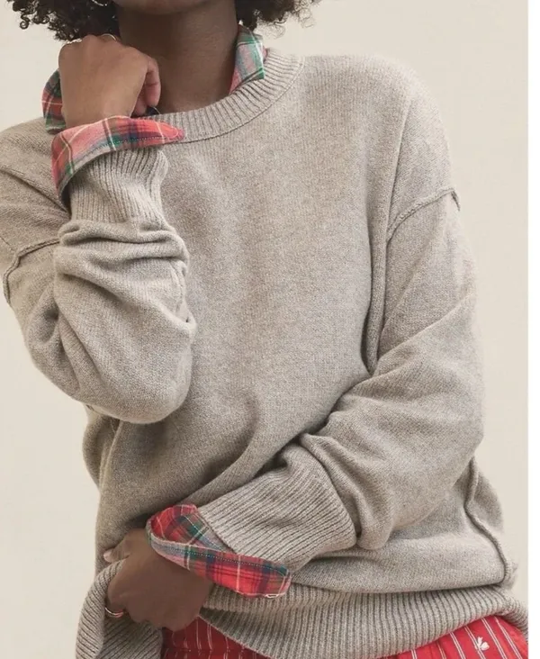 Aerie Oversized Crewneck Sweater - Image 2