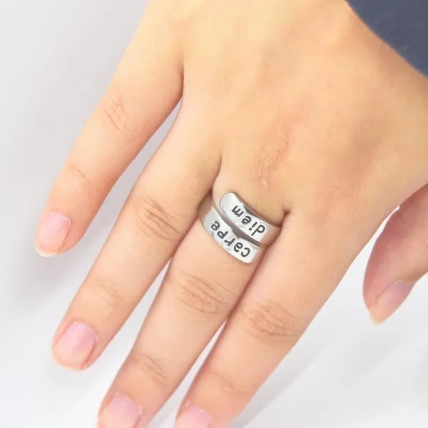 Carpe Diem Ring Silver - Image 3