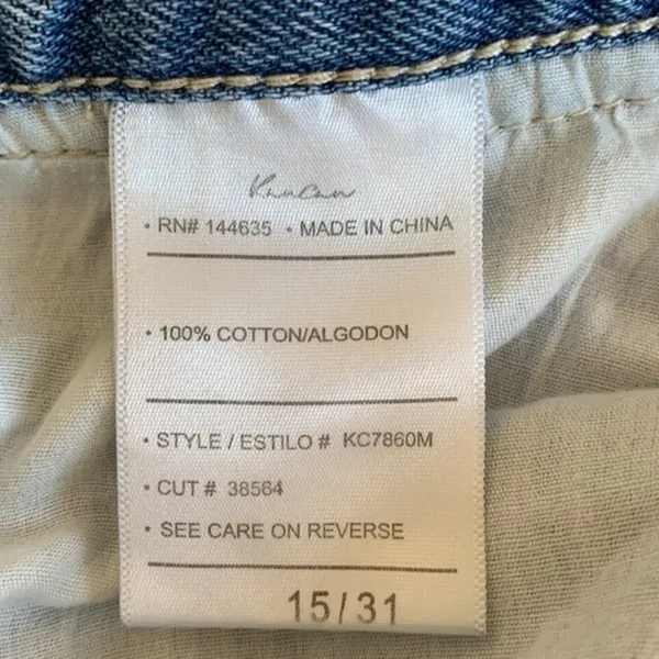 KanCan Women’s Size 31 Estillo High Rise‎ Distressed Denim Jeans KC7860M - Image 4