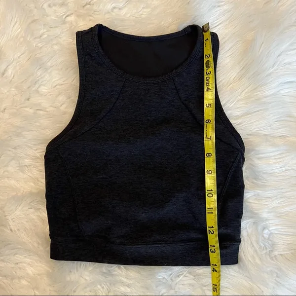 JoyLab High Neck Brushed Jersey Bra Workout Crop Top Size Extra Small - Image 5