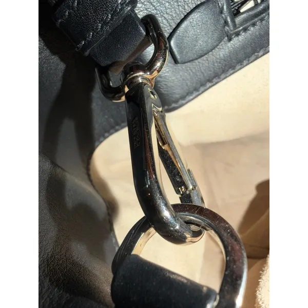 Prada Galleria Medium Satchel Tote Bag Black Double Zip Twin Pockets‎ - Image 9
