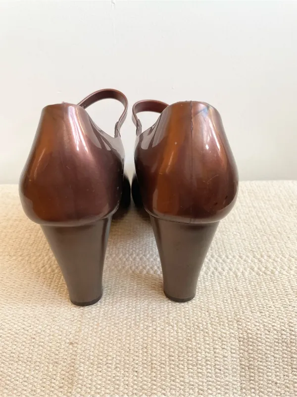 Melissa Shoes Mary Jane Womens Size 6 Brown Copper - Image 2