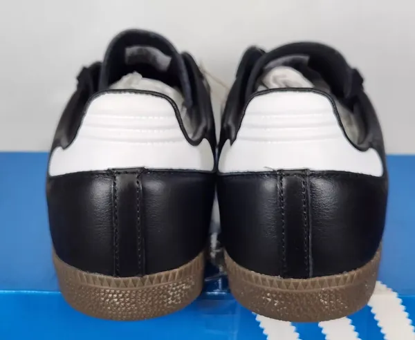 Women's size 7.5 Men's size 6.5 (UK 6) Adidas Samba Black white gum - Image 3