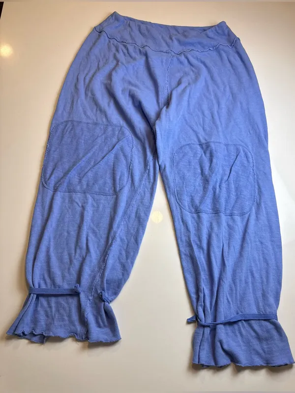 FREE PEOPLE Intimately‎ - Organic Cotton Blue Lounge Pants Size SP - Image 5