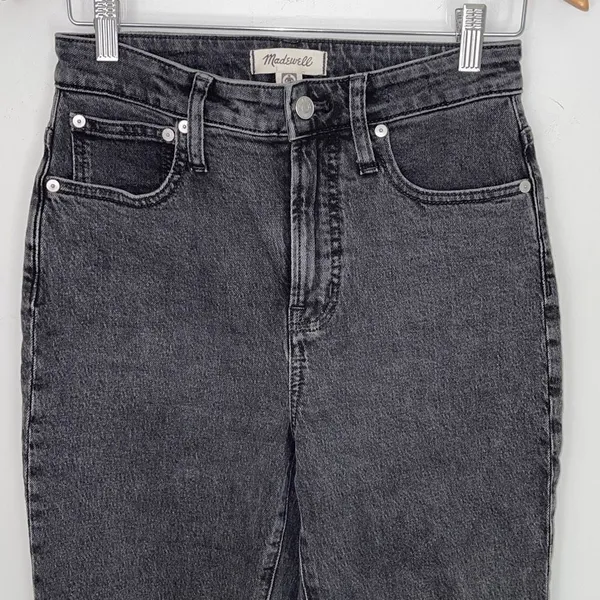Madewell Womens Curvy Perfect‎ Vintage Jeans High Rise Skinny Stretch Lunar Wash - Image 4