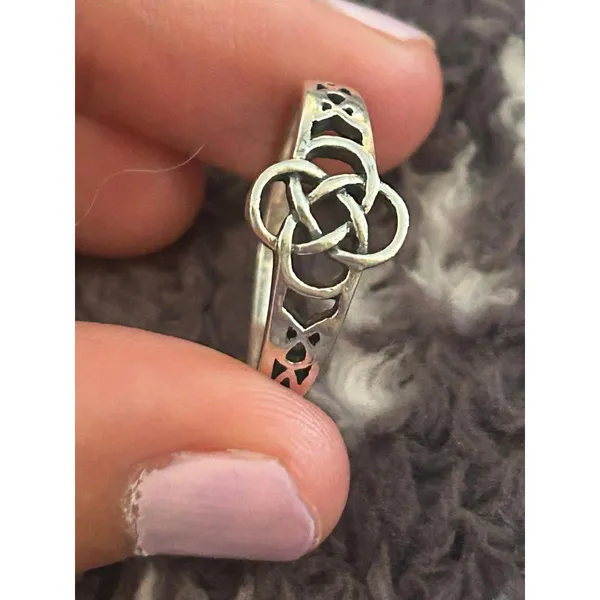 Z65 size 8.25 ring 925 sterling silver - Image 6