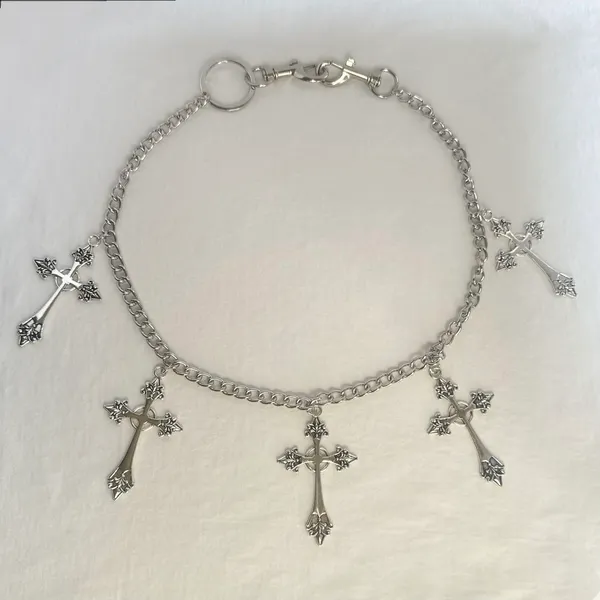 Cross Pants Chain for Men Women,Jeans Chain,Keys Chain,Biker Wallet Chain,Streetwear Punk Hip Hop Unisex Style - Image 4