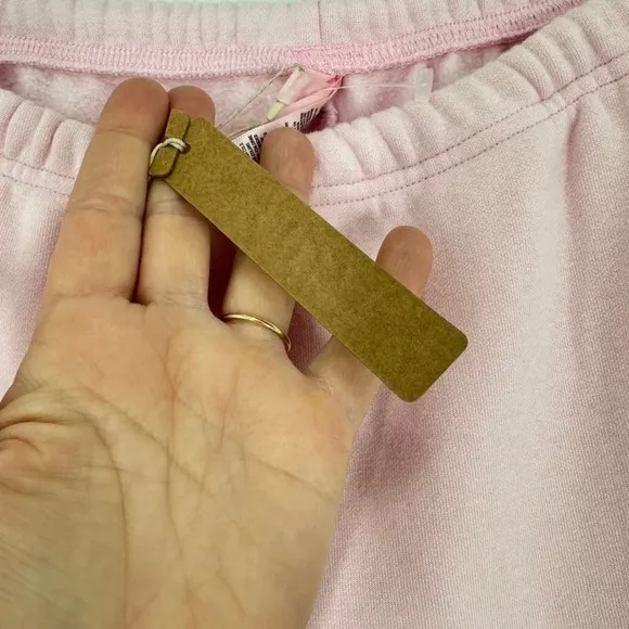 SKIMS Classic Jogger Cherry Blossom Pink Lounge Pant 2X Plus Size Sweatpants NWT - Image 4