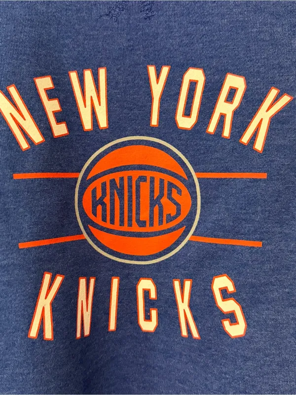 New York Knicks Women's Blue Crewneck Sweatshirt - Image 3