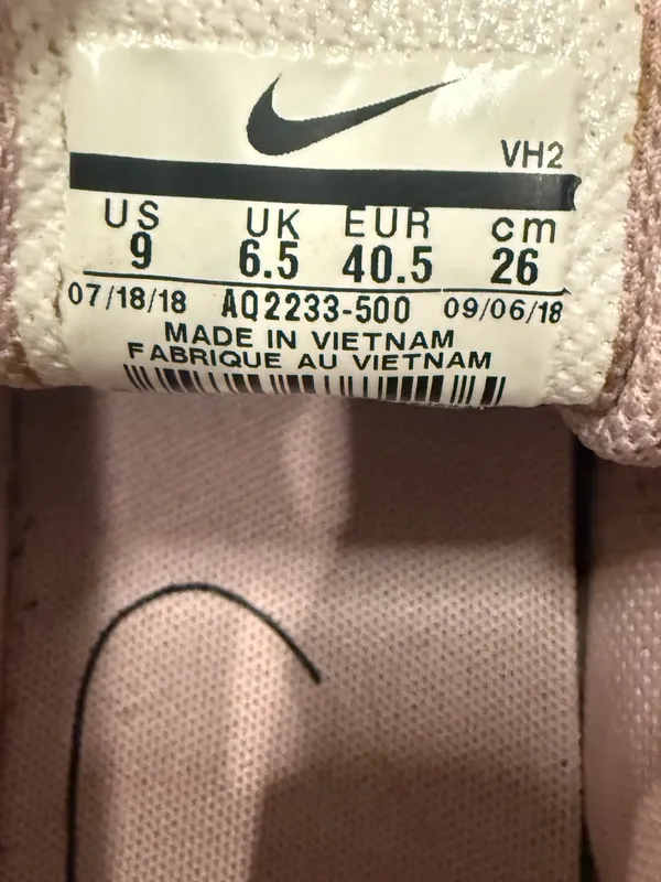 Nike Viale Premium "Plum Chalk" Pink Mesh Sneakers - Women's Size 9 - Image 5