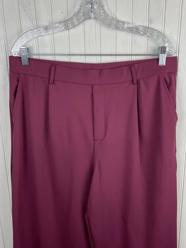NEW Halara Flex DayStretch High Waisted Pocket Work Flare Pants Size XL Mahogany - Image 5