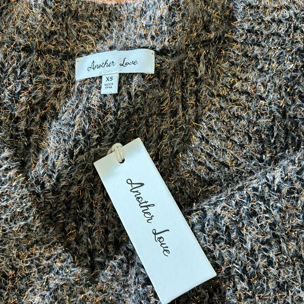 Another Love Gray Sweater Size XS - Image 2