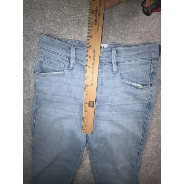 FRAME Le Sylvie Crop Jeans Womens 26 Blue Med Wash High Rise Slim - Image 8