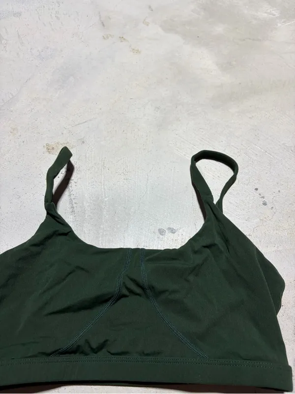 Buff bunny collection Women's Dark Green sports bra medium - Image 2