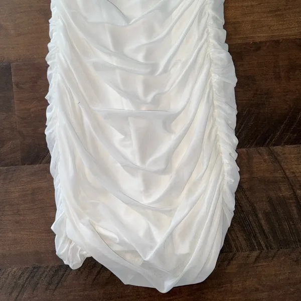 White Princess Polly Mini Dress - Image 13