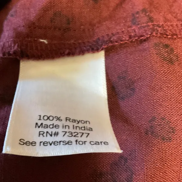 Sonoma Maroon Button-Down Blouse - Image 7