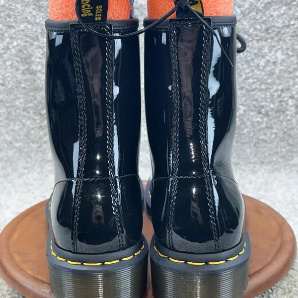 Dr. Martens 1460 US Men’s 7 Women’s 9 Black Smooth Leather Boots New Unisex - Image 3