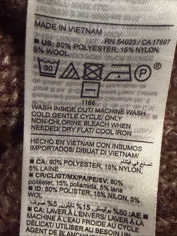 Old navy brown crew neck sweater size medium. - Image 3