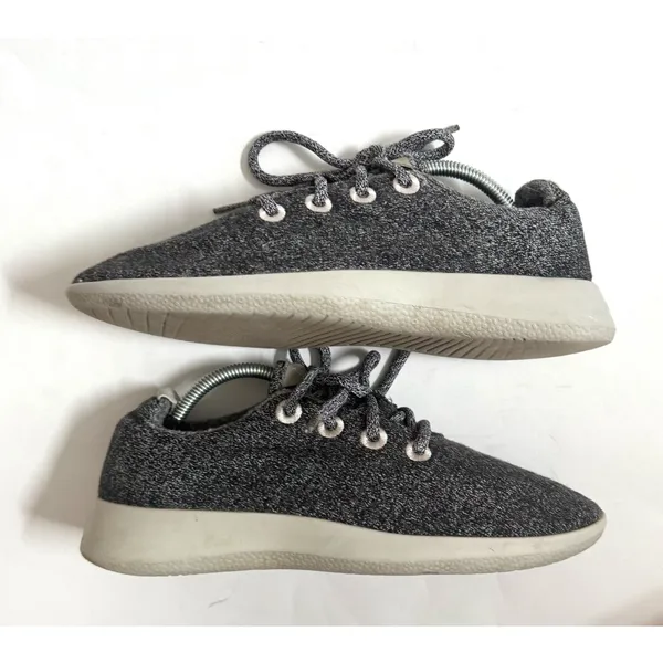 Allbirds Lightweight Cushioned Running Walking Sneakers Dark Gray Size 8 - Image 5