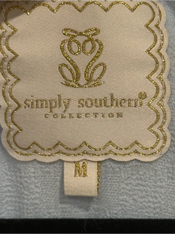 Simply Southern Pale Blue Ruffle‎ Sleeve Tiered Dress - Image 4