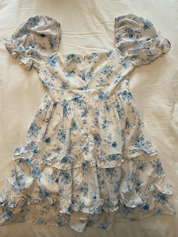 Altar'd State White Floral Dress Mini - Image 2