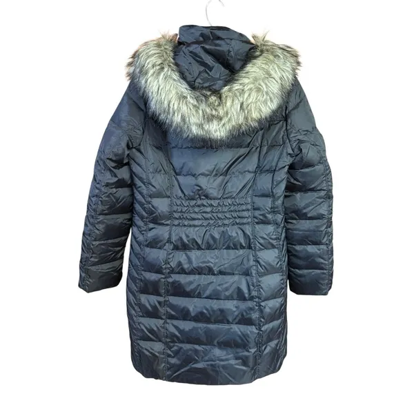 Michael Kors down puffer coat removable Hood / faux fur trim Sz S NWOT - Image 3