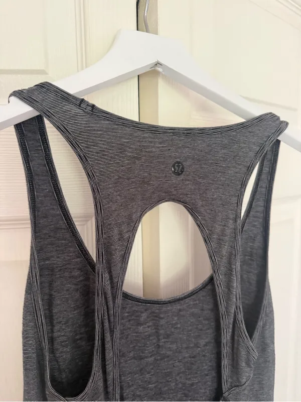 Lululemon Go For It Dress Gray Knee Length Active Dress Casual Tank Dress - Image 6