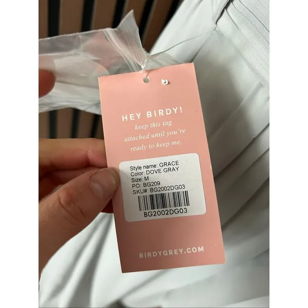 Birdy Grey maxi bridesmaid mother of the bride made of honor grey convertible dr - Image 4