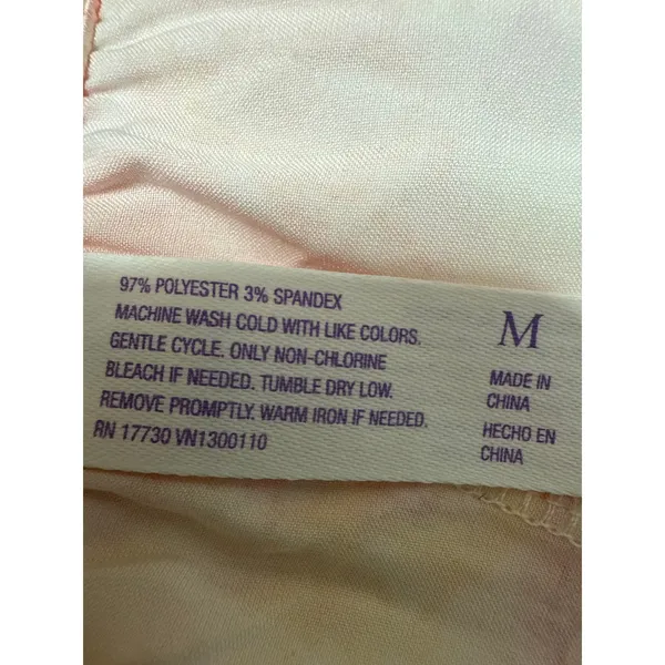 Stars Above Multicolor Silky Satin Marble Print 2Pc Sleepwear Robe Set Size M - Image 7