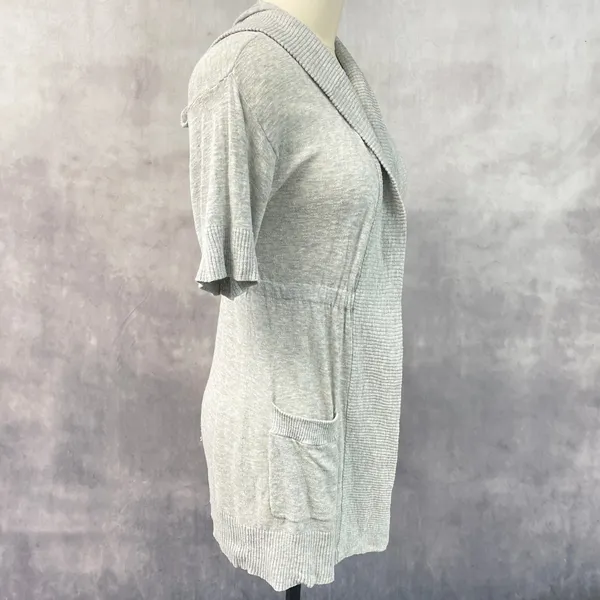 Abercrombie And Fitch Womens Cardigan Size M Preppy Coastal Clean Girl Minimal - Image 2