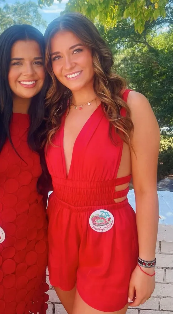Red Romper Size XS - Image 2