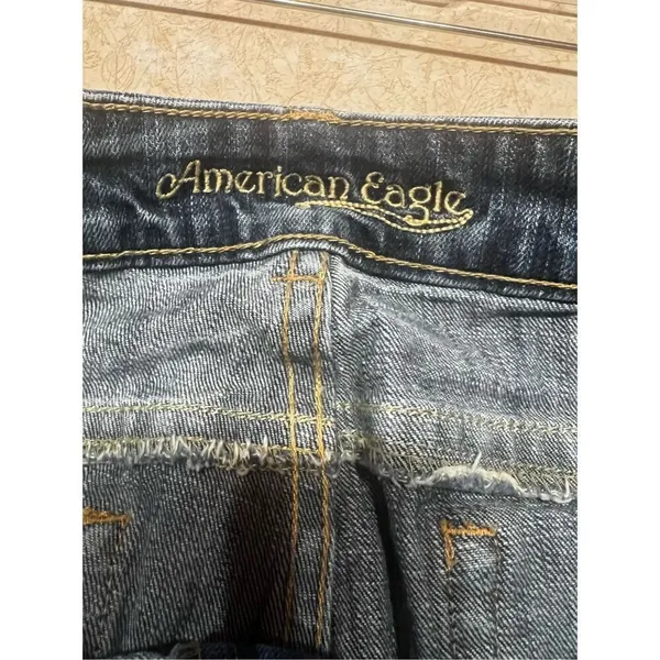 American Eagle Straight-Stretch  77 Jeans Sz 4 - Image 4