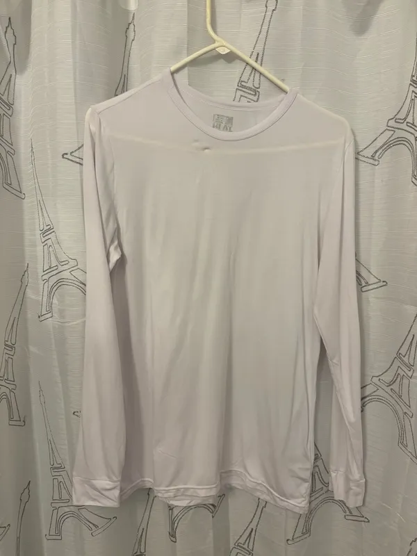 32 Degrees Heat White long sleeves Unisex top - Image 3