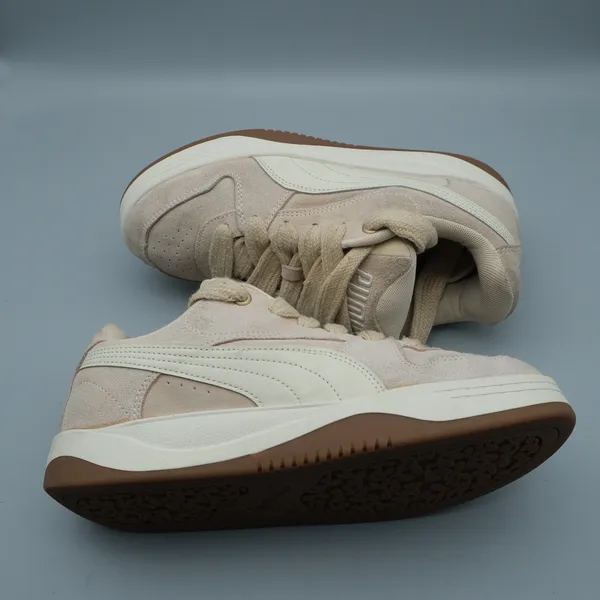 Puma Caven 2.0 Lux SD Sneakers 8.5 Tan Suede Platform Skater 402510-01 - Image 5