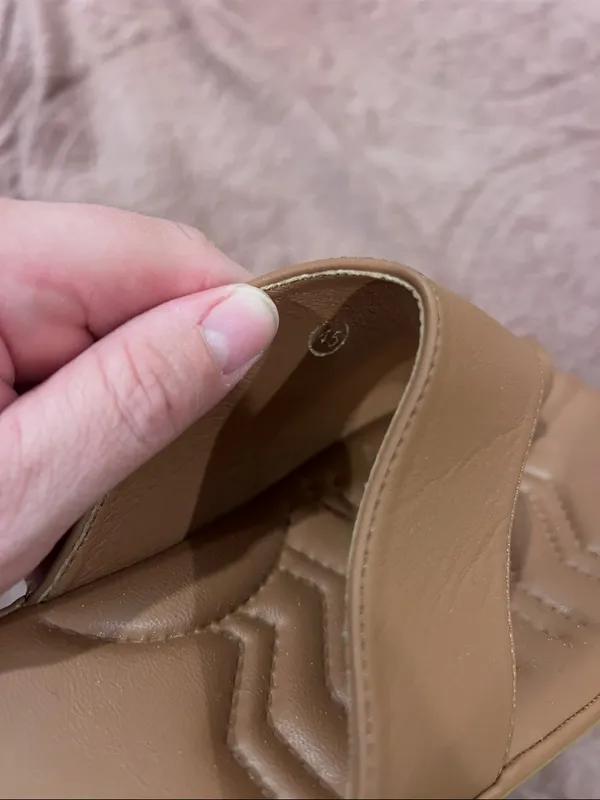 Women’s Slide Sandals in Tan - Comfortable Everyday Slip-Ons - Image 3