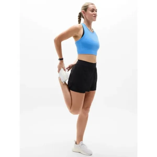 New Athleta M Momentum Flex Ultra Crop Tank Cornflower Blue Medium - Image 4