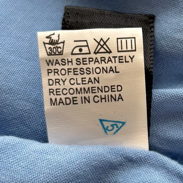 SHEIN Blue White Color Block Dress Size 14 XXL Ruffle Hem - Image 9