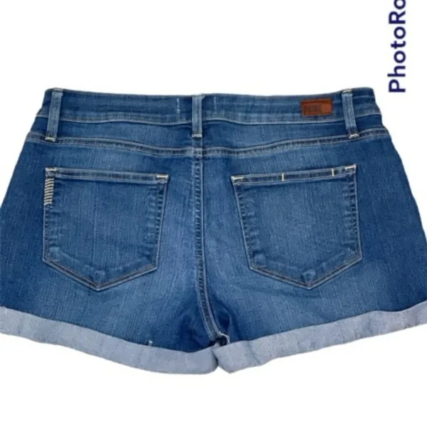Paige Jimmy Jimmy Denim Short Distressed 28 - Image 2