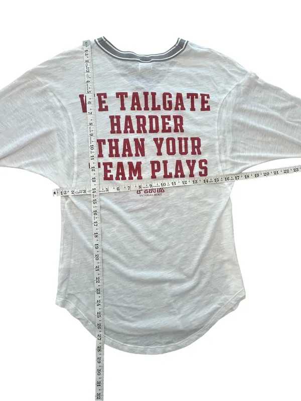 VS PINK University of Southern California USC Trojans oversized gameday shirt XS - Image 7