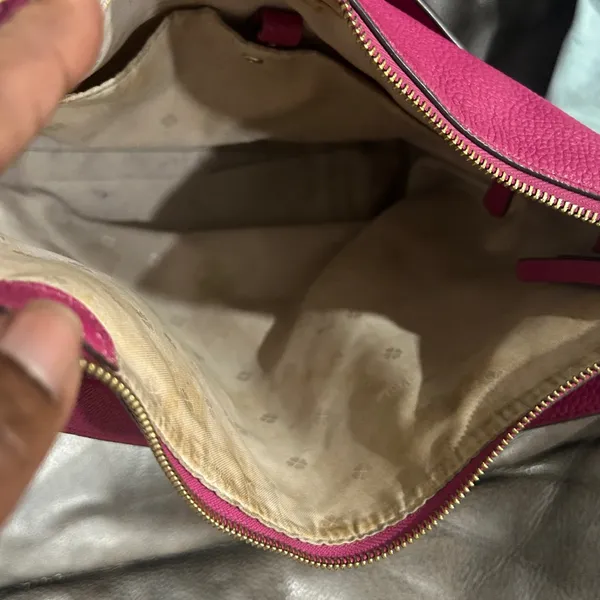 Kate Spade Fuchsia Leather Shoulder Bag - Image 12