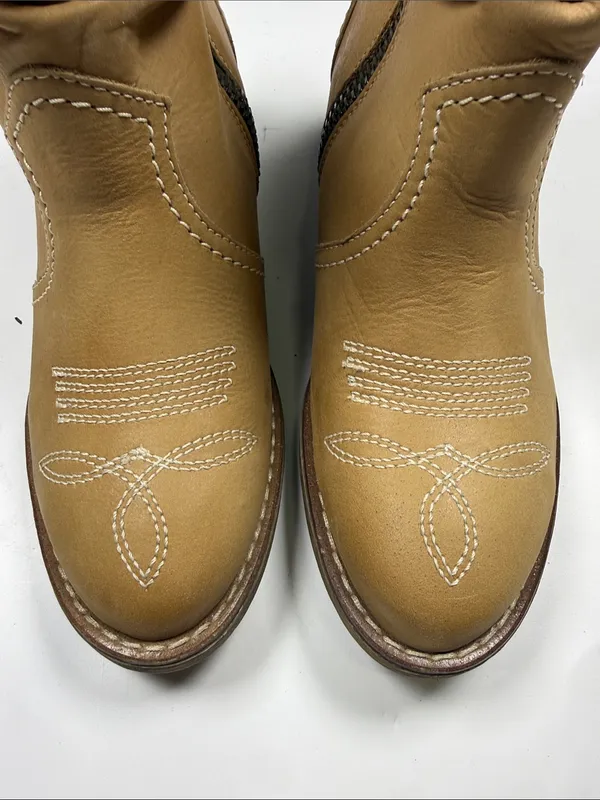 SUNDANCE Etta Whiskey Western Cowboy Boots S-568 Size: 40 / US size 9-9.5 - Image 2