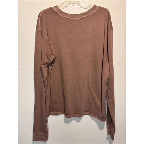 Girl Dangerous Roma Italia Long Sleeve Distressed Shirt 100% Cotton Size L - Image 2
