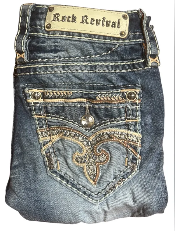 Rock Revival Jeans Size 23/31 Used - Image 2