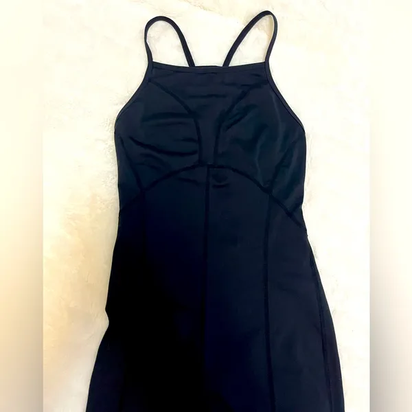 Free People Black Fitted Jumpsuit with Spaghetti Straps - Image 2